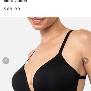 Sleek Black Coffee Women's Bra